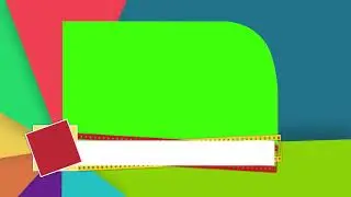 Video/Picture Frame Template Green Screen With Download