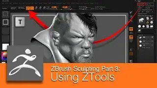 DART 153 Intro To ZBrush: Sculpting Process Part 3 Using ZTools