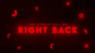 Striking Black and Red Theme Twitch Stream Overlay! 🎮🔴⚫