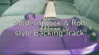Modern rock and roll backing track