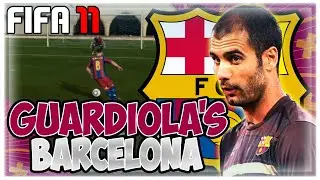 Pep Guardiola's 2011 Barcelona Tactics in FIFA 11!