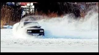 NIGHT WINTER. Семерка валит в повороты на 90км/ч!!!