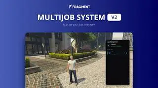 FiveM Multi Job System | ESX / QBCore / Qbox | Optimized | Clean UI / Easy Config