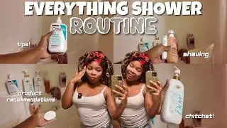 EVERYTHING SHOWER ROUTINE ♡ | product recommendations, shave routine, hygiene tips, +chitchat