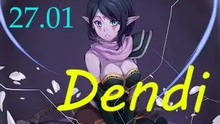 Dota 2. Dendi plays Templar Assassin 6.86 20 min GG
