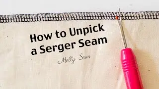 How to Undo Serger Stitches - Easy!