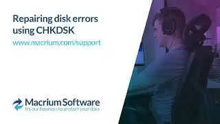 Repairing disk errors using CHKDSK