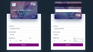Must Watch! Create a Responsive Card Payment Form With Real-Time Card View | HTML, CSS & JavaScript