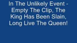 The Fall of Troy - Empty The Clip, The King Has Been Slain, Long Live The Queen!