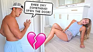 PASSING OUT WITH THE DOOR LOCKED...