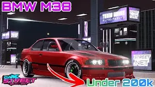 CarX Street | BMW M38 super Budget tune under 200k with car and full setup 😈