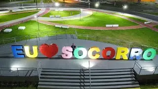 Tem praça nova, então tem imagens aérea com drone