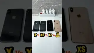 iPhone X vs XS vs XR vs Xs Max Power On Boot Speed Test Best Comparison 2025