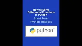 How to Solve Differential Equations in Python with SymPy | Beginner-Friendly Tutorial