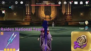 Lvl 90 Raiden National Team vs Lvl 90 Childe | Genshin Impact
