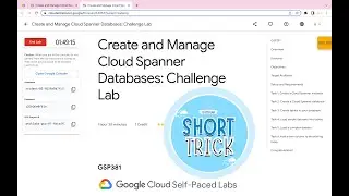 Create and Manage Cloud Spanner Databases: Challenge Lab || 
