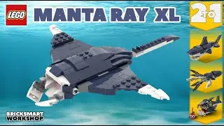 Manta Ray XL MOC LEGO 31088 Alternate Digital Build
