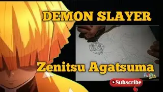 Zenitsu Agatsuma! | KIMETSU NO YAIBA #zenitsu #demonslayer #annarttime #annmesa #drawing #anime