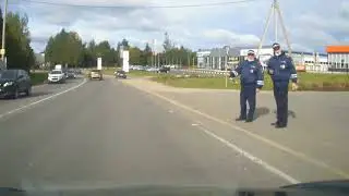 ГаИ Смоленска.Самая короткая остановка Полицейским Инспектором.