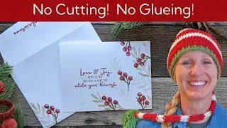 Quick & Easy Christmas Card for Beginners | Card Making Tutorial