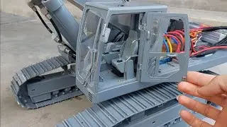 Homemade RC Excavator from PVC | Part 08 - Cabin