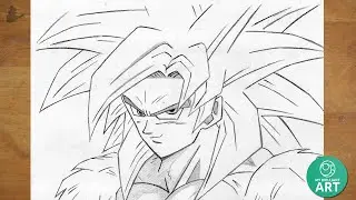 How to Draw Goku SSJ4 🔥 | Epic Step-by-Step Guide!