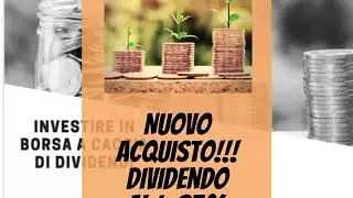 🚀NUOVO ACQUISTO per il mio portafoglio azionario: dividendo del 4,83% ➡️Azione value da cassettista