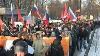 Шествие.Марш Свободы,за Честные ВЫБОРЫ СПб 15.12.2012.