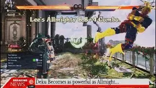 Tekken 8 Lee B,B+4 combo!😎