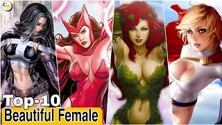 Most Beautiful Female Superheroes in Hindi | DC and Marvel Fictional Characters | ComicWood