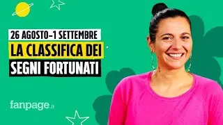 Oroscopo, la classifica dei segni più fortunati della settimana dal 26 agosto all'1 settembre 2024