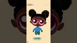 Cute Girl Painting in Procreate | Simple Fun Art 