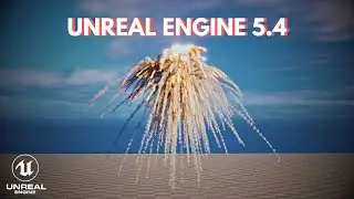 How To Create Realistic Fire Blast in Unreal Engine 5.4 | Niagra Fluids🫡