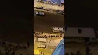 Очереди на остановках в г. Видное. Московская область