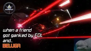Elite Dangerous | when friend got ganked by FDL and.. BELUGA [FDL/FAS vs FDL/Beluga]