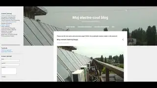 My electro cool blog
