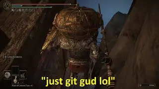 "just git gud lol" - Elden Ring