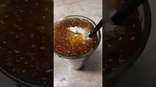 Glass of Taho Good Morning