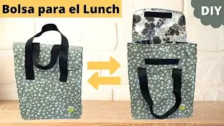 COMO HACER UNA BOLSA O LONCHERA DE TELA PASO A PASO | Yuyis Creations