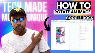 How to Rotate an Image in Google Docs | how to rotate a picture on google docs
