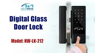 #Newwave Digital Glass Door Lock  NW-LK-212