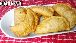 Goan Nevri Recipe | Karanji Recipe Tutorial for beginners | Gujiya