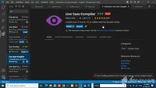 Learn SASS In Arabic-- #01 - How To Install Sass In Your Visual Studio Code