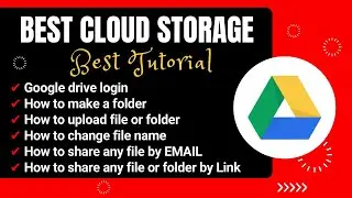 best cloud storage|| Google Drive tutorial | online storage | my google drive login