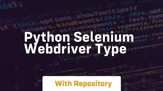 python selenium webdriver type