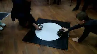 Сумо. Финал. Раунд 1.Открытые соревнования Вас-го района по робототехнике. Школа Интеллекта 7-17