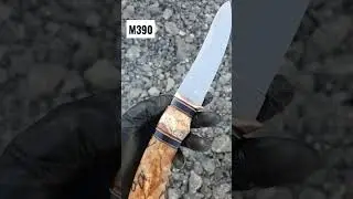 Охотничий нож с центром М390. 