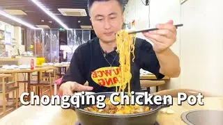 Shenzhen Chicken Pot plus instant noodles and youtiao ASMR