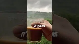 Rainy day coffee time. Happy Sunday everyone. #newviralvideo  #shortvideo  #rainyday