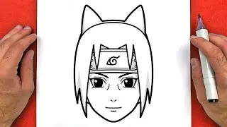 How to DRAW KID ITACHI UCHIHA from Naruto Shippuden - Easy Step By Step Anime drawing